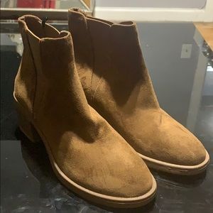 Forever 21 ankle slip on boots